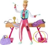 ​Barbie Gymnastics Playset: Barbie Doll with Twirling Feature @ $25.49