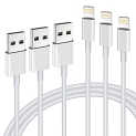iPhone Charger 3Pack Apple MFi Certified Apple Charger 6FT @ $4.24