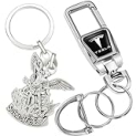 Keychain for Men, Car Keychain Accessories Angel Prayer Travel Guardian, with Anti-Lost D-Ring and 2Key Rings, 360 Degree Rotatable Snap Swivel Keychain Clip, Gift for Drivers, Women, Mens, Friends @ $11.98