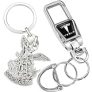 Keychain for Men, Car Keychain Accessories Angel Prayer Travel Guardian, with Anti-Lost D-Ring and 2Key Rings, 360 Degree Rotatable Snap Swivel Keychain Clip, Gift for Drivers, Women, Mens, Friends @ $11.98