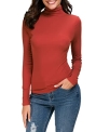 Womens Long Sleeve/Sleeveless Mock Turtleneck Stretch Fitted Underscrubs Layer Tee Tops (M @ $12.85