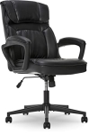Serta Style Comfort Black Bonded Leather Hannah I Office Chair @ $119.99
