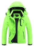 MOERDENG Women’s Waterproof Ski Jacket Warm Winter Snow Coat Mountain Windbreaker Hooded Raincoat Jacket