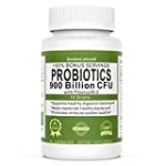GOLDLEMON Probiotics for Women & Men Probiotics Digestive Health – 900 Billion CFU Probiotic Supplement for Gut Health Support – USA Made Probiotics Formula Prebiotic Blend @