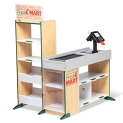 Melissa & Doug Freestanding Wooden Fresh Mart Grocery Store – Supermarket Pretend Play @ $80.32