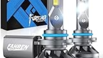 FAHREN 9006/HB4 Driving Bulbs, 22000 Lumens Super Bright 6500K Cool White 9006 Driving Fog Bulb, IP68 Waterproof Pack of 2 @ $12.8