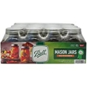 12-Count Ball Regular Mouth 16oz Pint Mason Jars with Lids & Bands @ $10.59