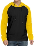 KUYIGO Mens Fashion Athletic Hoodies Sport Sweatshirt Slim Fit Pullover Hoody Shirt Black X-Large @ $14.44