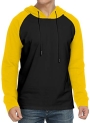 KUYIGO Mens Fashion Athletic Hoodies Sport Sweatshirt Slim Fit Pullover Hoody Shirt Black X-Large @ $14.44