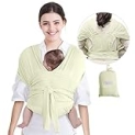 Baby Wrap Carrier,Adjustable Baby Carrier Newborn to Toddler Original Stretchy Infant Sling, Perfect for Newborn Babies and Children (Beige) @ $12.80