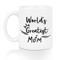 Funny Mother’s Day Mug, World’s Greatest Mom Coffee Mug, Mug gifts for Mom, Mom Birthday Gift Ideas, Coffee Mug Gifts for Mom from Daughter on Mother’s Day, Christmas, Birthday, Thanks Giving 11 Oz