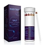 Saltwater Pool Test Strips, Swimming Pool and Spa Salt Test Strips Kit for Sodium Chloride Content 0-8000 ppm, 25 Count @ $9.99