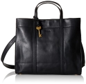 Fossil Women’s Tara Leather Shopper Tote Purse Handbag @ $99.99