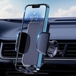 FBB Phone Mount for Car, Air Vent Car Phone Holder with Metal Hook, One-Handed Operation 360° Rotation Cradle Compatible with 4-7 inch iPhone Samsung and Other Smartphones @ $3.99