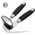 Jaryco Can Opener Manual Handheld Comfortable Anti Slip Grip Smooth Edge Ergonomic for Seniors with Arthritis Black @ $5.00