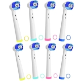 Bimily Toothbrush Replacement Heads Compatible with Oral B Braun Electric Toothbrush @ $2.16