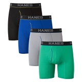Hanes Ultimate Men’s Comfort Flex Fit Ultra Lightweight Mesh Boxer Brief 4-Pack @ $15.91