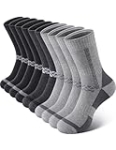 SIMIYA Merino Wool Socks for Mens, 5 Pairs Thermal Warm Hiking Super Thick Crew Work Cushion Sock for Men Winter Cold Weather