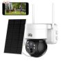 OVQ 4MP Solar Security Camera Wireless Outdoor @ $44.39