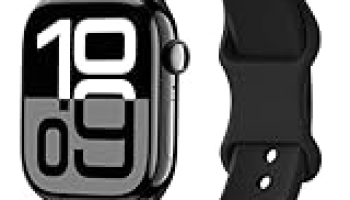 Patenting Sport Silicone Band Compatible with Apple Watch Bands for Women Men 38mm 40mm 41mm 42mm 44mm 45mm 46mm 49mm, Soft Wristband Waterproof Sport Strap for iWatch Series 10 9 8 7 6 5 4 3 2 1 SE @ $3.49