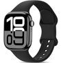 Patenting Sport Silicone Band Compatible with Apple Watch Bands for Women Men 38mm 40mm 41mm 42mm 44mm 45mm 46mm 49mm, Soft Wristband Waterproof Sport Strap for iWatch Series 10 9 8 7 6 5 4 3 2 1 SE @ $3.49