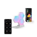 Cololight Hexagon Lights, Wall Light for Room Decor, Night Light, Music Sync LED Gaming Light, App Control Cool RGB Lights for Bedroom Decoration, Work with Alexa&Google 3Pcs PRO @ $14.40