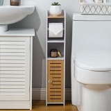 AOJEZOR Toilet Paper Holder Stand @ $12.79
