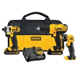 DEWALT 20V MAX* Cordless Drill Combo Kit @ $149.00