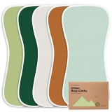 5-Pack Organic Burp Cloths for Baby Boys and Girls – Ultra Absorbent Burping Cloth @ $21.96
