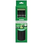 Ticonderoga Wood-Cased Pencils, 2 HB Soft, Black, 24 Count @ $4.38