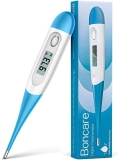 Thermometer for Adults, Digital Oral Thermometer for Fever with 10 Seconds Fast Reading (Light Blue)