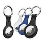 4 Pack Airtag Case for Apple AirTag, Protective PU Leather Airtags Keychain Tracker Cover with Air Tag Holder,Finder Items for Dogs,Keys,Backpacks,Multi-Color Airtag Accessories(Not Indclude Airtag) @ $32.99