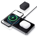 ESR HaloLock 2-in-1 Magnetic Wireless Charging Station [Automatic Magnetic Alignment] [Includes Fast Charging Adapter] for iPhone 12/12 Pro/12 Mini/12 Pro Max @ $6.00