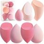 Makeup Sponge Set Foonbe Blender Sponges 7 Pcs for Liquid, Cream, and Powder, Latex Free, Multi colored Beauty Sponges with 1 Mini Sponge, Vegan & Cruelty-Free @ $3.23