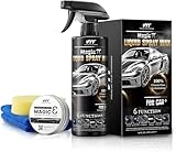 VYY Car Wax Extremely Hydrophobic Car Wax Premium Gloss Finish Car Polish w/Car Wax Paste and Pad Long-Lasting Car Polish Easy Application Car Wax Kit Spray Wax for Cars Towel Included 16Oz @ $5.99