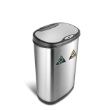 NINESTARS DZT-50-13R Automatic Touchless Infrared Motion Sensor Trash Can/Recycler @ $65.64
