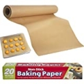 Baking Paper Kitchens Unbleached Parchment Paper Roll With Band Saw Blade 66SFt,Fits 12 Inch Pans @ $39.99