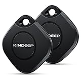 Tracker Air Tag 2 Pack: Smart Key Finder Work with Apple Find My (iOS only), Luggage Tracker for Kids Keys Wallet Bags and Pets, Item Locator Bluetooth Tracking Device for Home Outdoor Travel Hiking