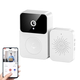 Wireless Video Doorbell Camera WiFi – Smart Video Doorbell Camera – Free Cloud Storage – HD Live Image – 2-Way Audio – Night Vision – 166°Wide Angle (2022 Release) @ $39.00