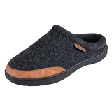 Haggar Men’s Clog Slipper House Shoe Indoor/Outdoor with Memory Foam Comfort @ $15.75