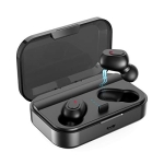 Bluetooth 5.0 Wireless Earbuds with 2000mAh Charging Case Stereo Headphones 90Hours Continuous Playback in Ear Built in Mic Headset Premium Sound with Deep Bass for Sport @ $10.99