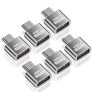 Duttek USB C to USB Adapter 6 Pack, USB Type C Male to USB 2.0 Type A Female Extension Connector Support 480Mbps Data Transfer, OTG Function and Charging for Phone, Laptop, USB Keyboard (Silver) @ $3.76