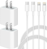 iPhone 14 13 12 11 Charger Fast Charging【Apple MFi Certified】 Super Fast Charger 20W USB C Wall Charger with 6FT Cable Compatible with iPhone 14/14Pro Max/iPhone 13/13Pro/12/12 Pro/11/11Pro @ $6.22