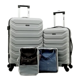 Wrangler 4 Piece Luggage and Packing Cubes Set @ $89.94