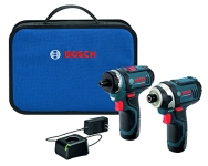 BOSCH CLPK27-120 12V Max 2-Tool Combo Kit with Two-Speed Pocket Driver @ $89.00