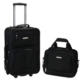 Fashion Softside Upright Luggage Set @ $38.82