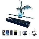 3D Hologram Fan, 42CM 3D Hologram Projector HD LED Christmas Tree Advertising Display with Remote and Bluetooth and WiFi,700 Video Library and for Business,Bar,Halloween Missyou 16.5 Inch @ $26