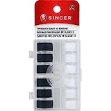 12-Count Singer Class 15 Bobbins with Storage Case (Black, White; 50 yds each) @ $3.96