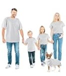 Matching Pet and Owner Shirts, Stripped Dog Shirts for S M L Dog Cats, Parent Child and Dog Shirts are Sold Separately (Kid, 140) @ $5.59