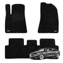 WENNEBIRD Superior Carpet Floor Mats for 2017-2023 Tesla Model 3, Premium All Weather Anti-Slip Waterproof Floor Liners, 0.6 Inch Thickness Rugs, Car Interior Accessories – 3pc @ $129.98